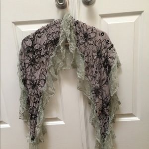 Gray scarf